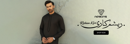 Resham Kari By Narkin's Eid Festive Embroidered Cotton Suit Collection 2024