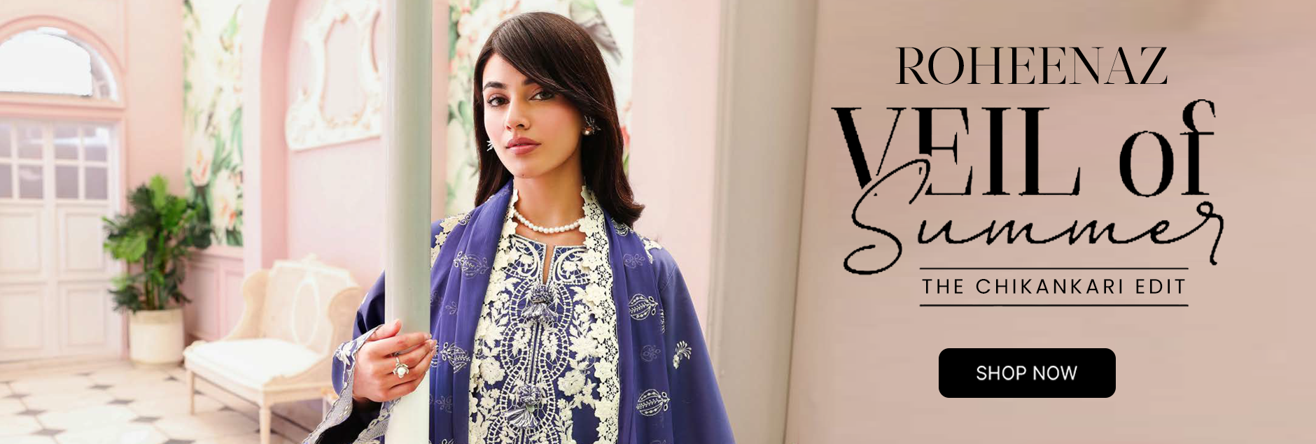 Veil Of Summer By Roheenaz The Chikankari Unstitched Edit 2026