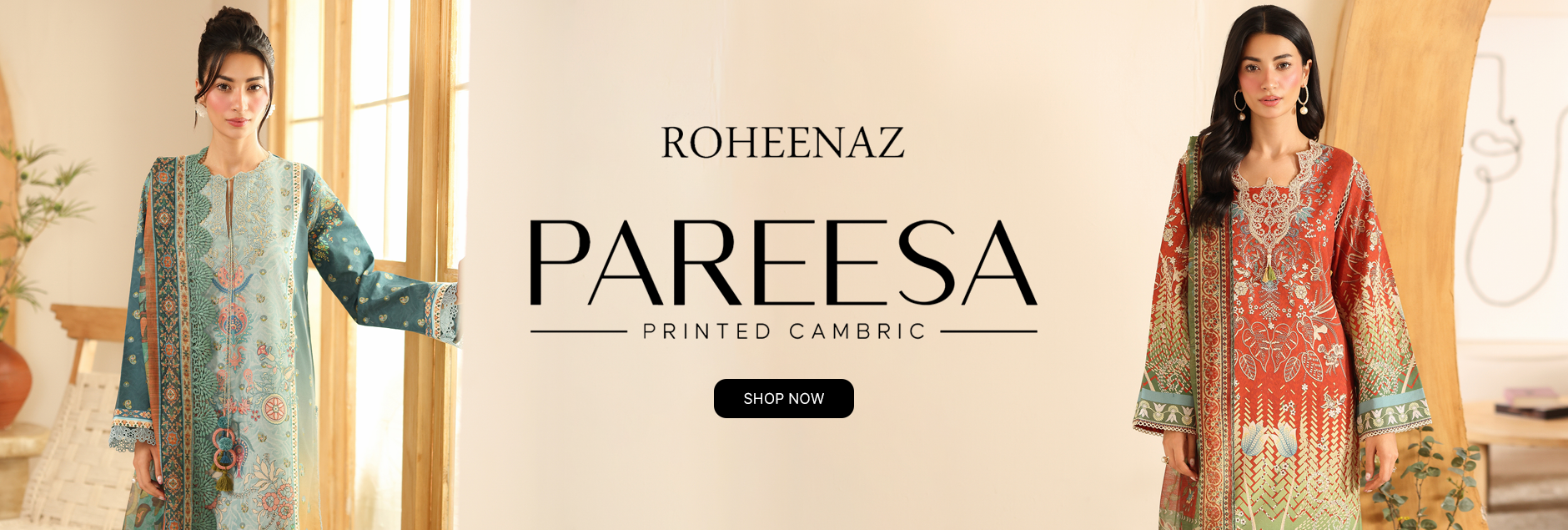 Pareesa By Roheenaz Printed Cambric Unstitched Collection 2025
