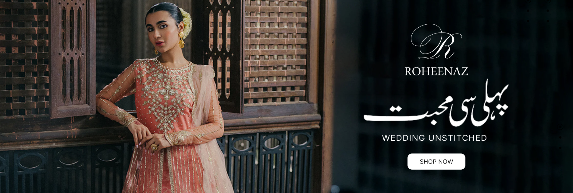 Roheenaz Pheli Si Muhabbat Wedding Unstitched Collection 2024