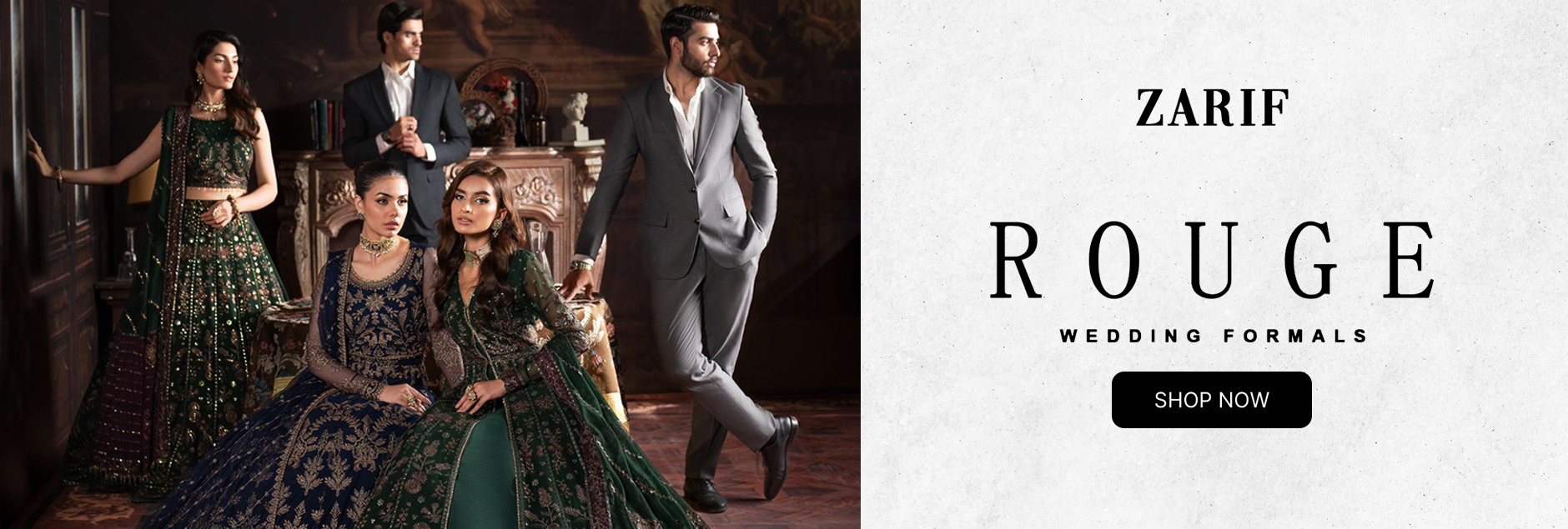 Rouge by Zarif Unstitched Wedding Formals Collection 2024
