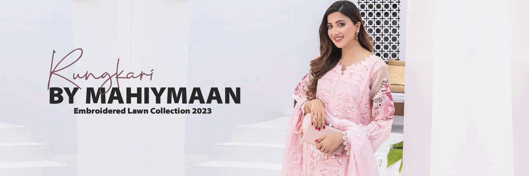 Rungkari By Mahiymaan Embroidered Lawn Collection 2023