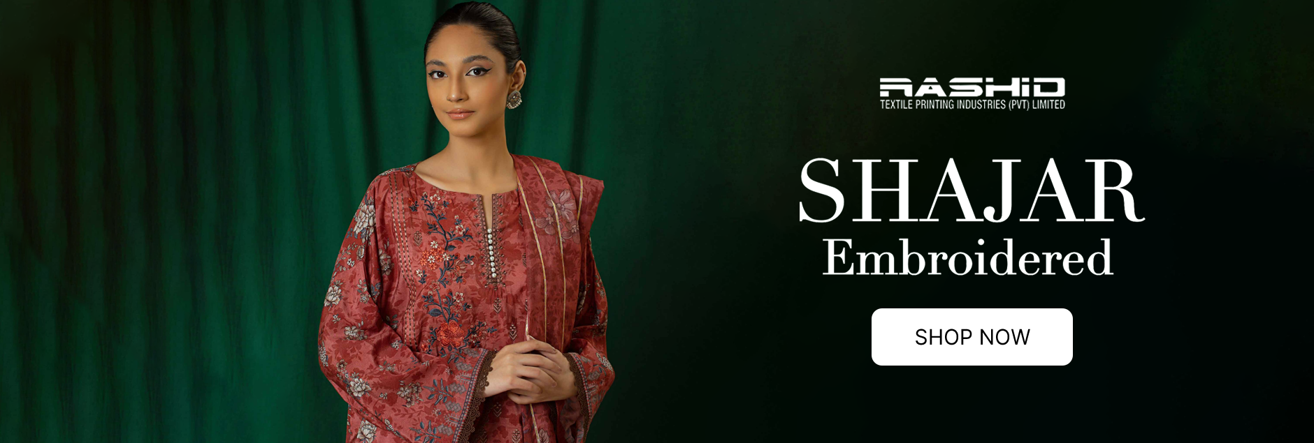 Shajar By Rashid Textile Embroidered Staple Nylon Collection 2024