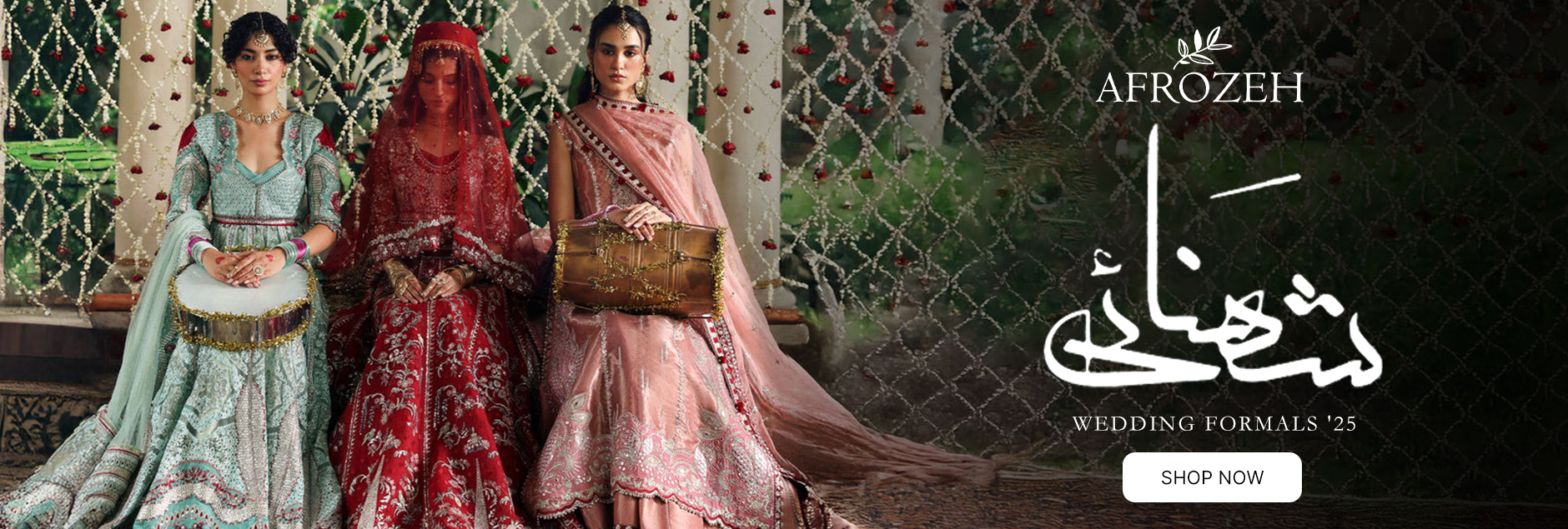 Shehnai By Afrozeh Wedding Formals Unstitched Collection 2025