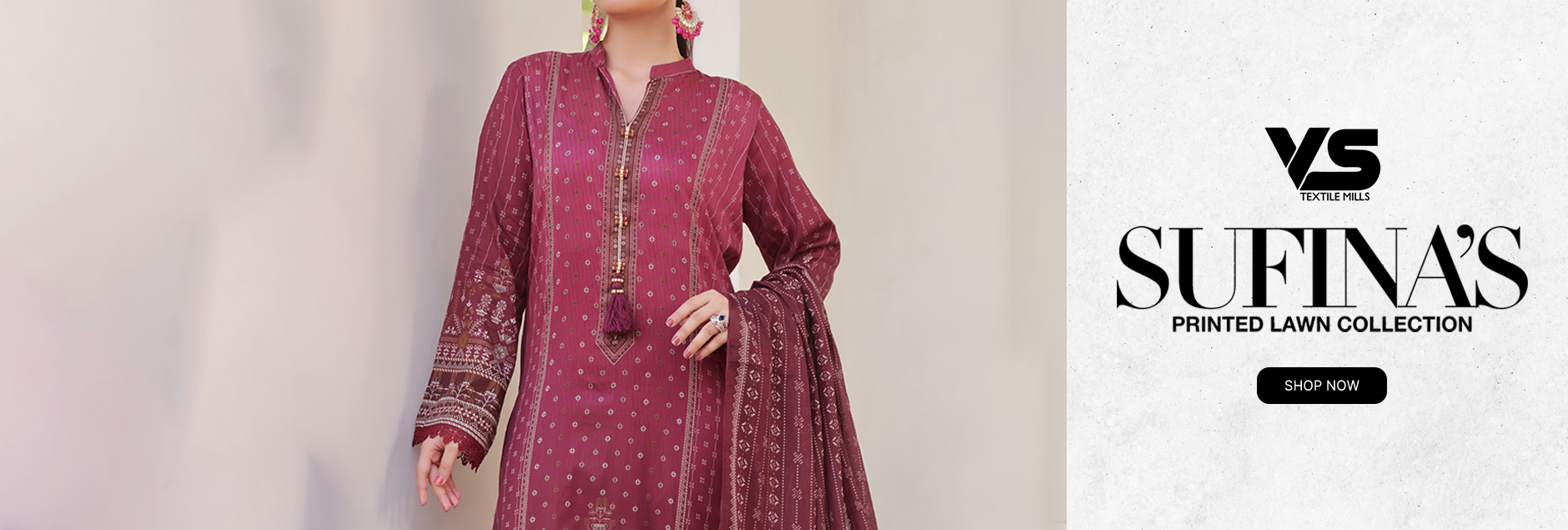 Sufina's By VS Textile Printed Lawn Unstitched Collection 2025 Vol-02