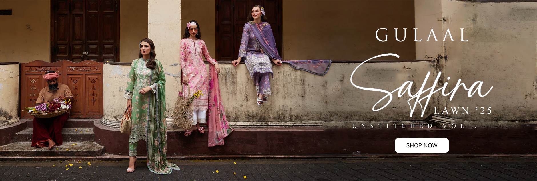 Saffira by Gulaal Embroidered Lawn Collection 2025 Vol 1