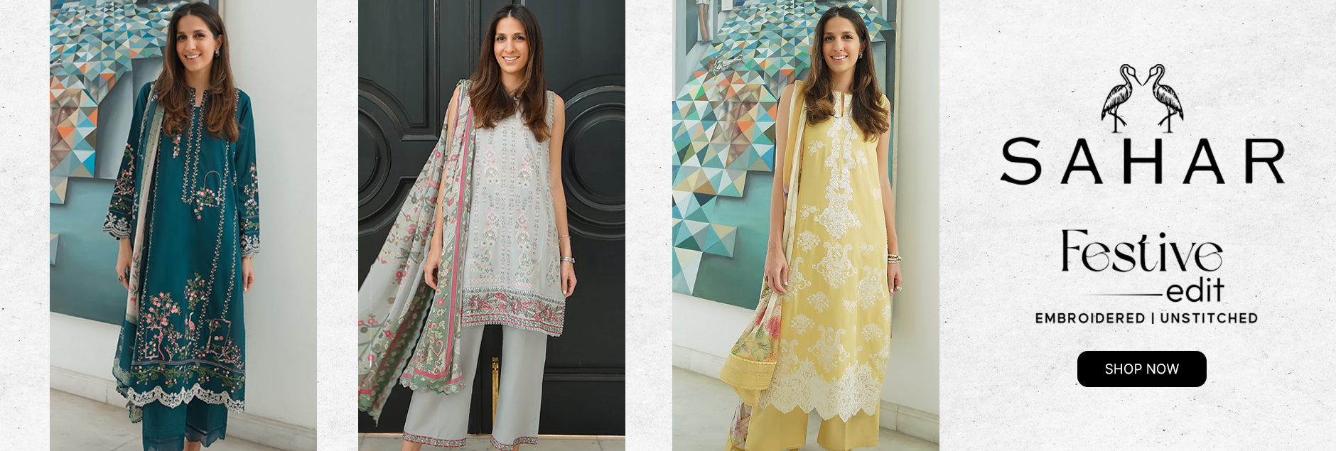 Sahar Festive Unstitched Edit 2025 Vol-02