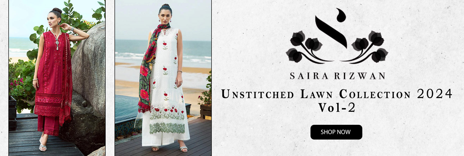 Saira Rizwan Unstitched Lawn Collection 2024 Vol-2