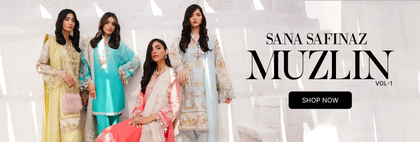 Muzlin by Sana Safinaz Spring Embroidered Lawn Collection 2024 Vol 01
