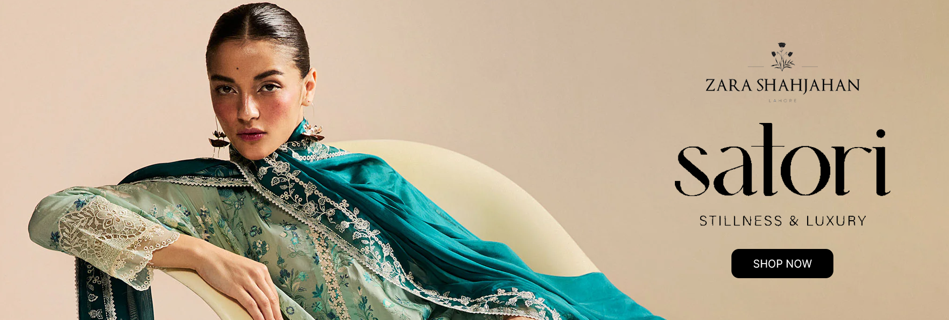Satori by Zara Shahjahan Luxury Lawn Collection 2025