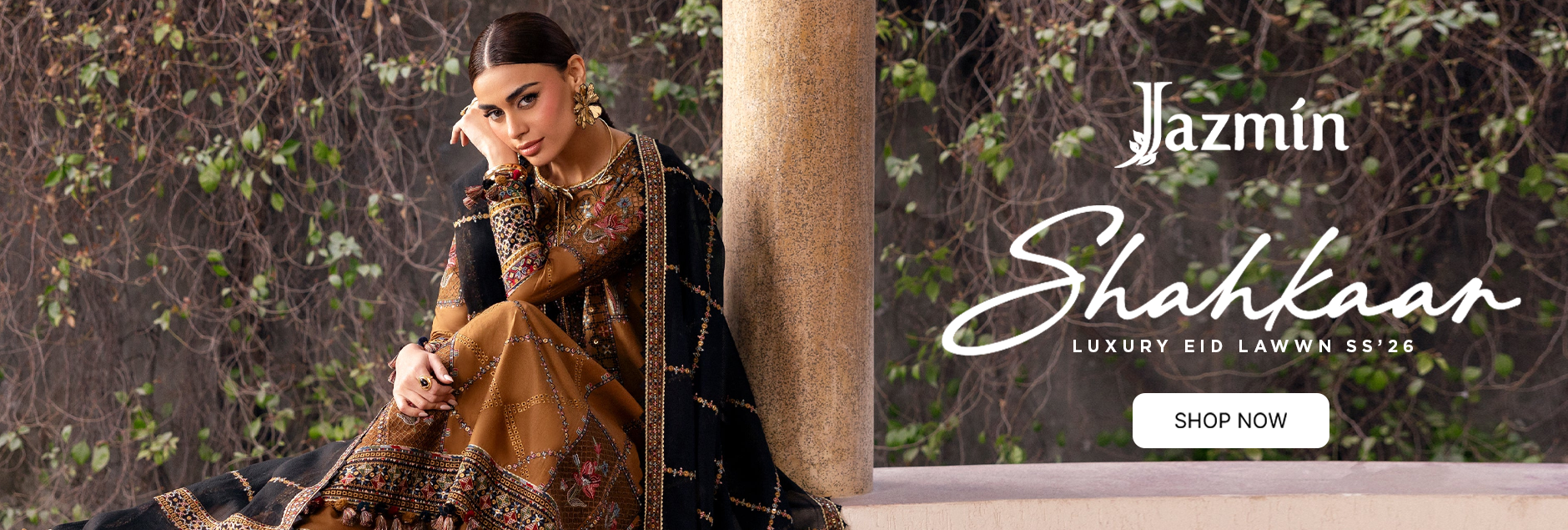 Shahkaar By Jazmin Luxury Eid Lawn Unstitched Collection 2026
