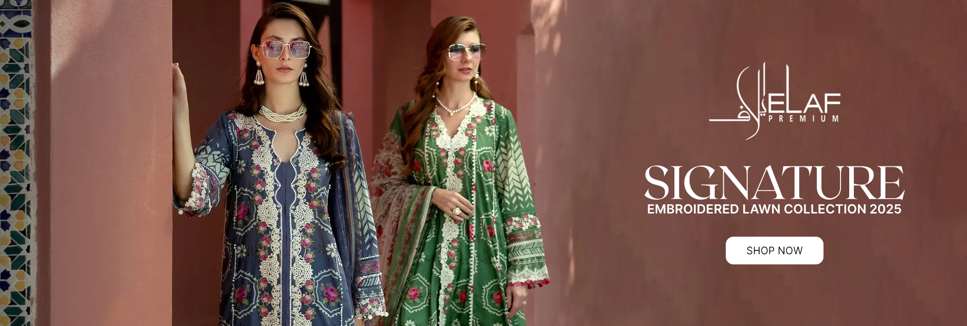 Signature by Elaf Embroidered Lawn Collection 2025