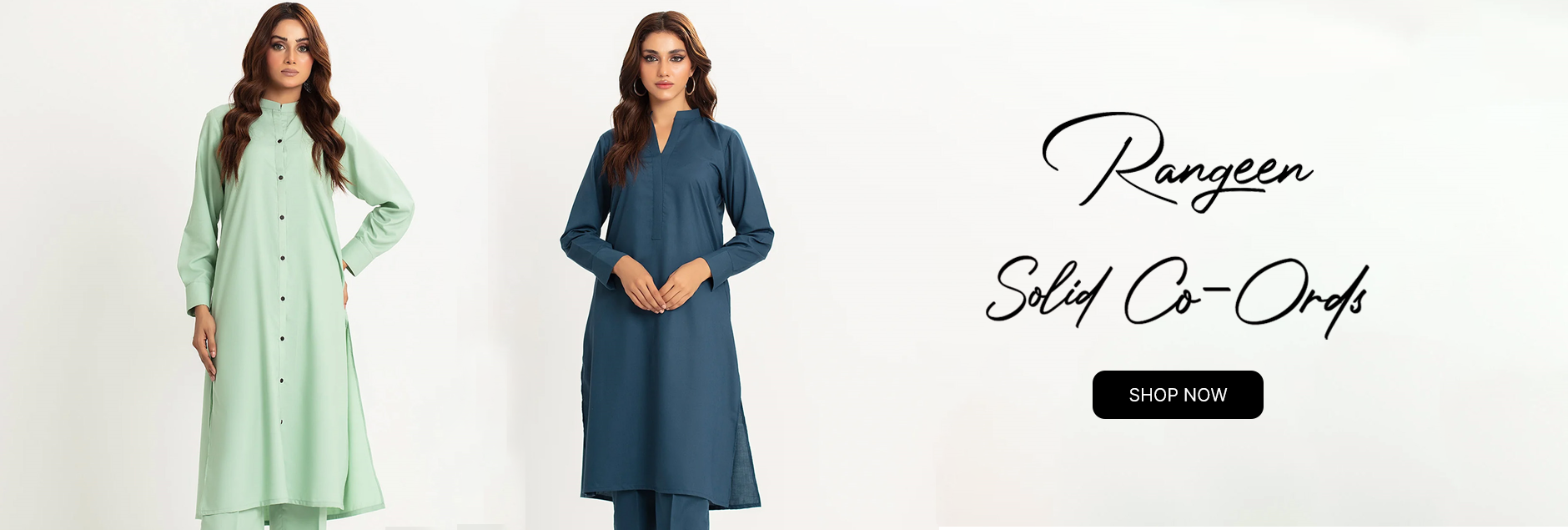Solid Co-Ords By Rangeen Wash & Wear 2Pcs Pret Collection 2025