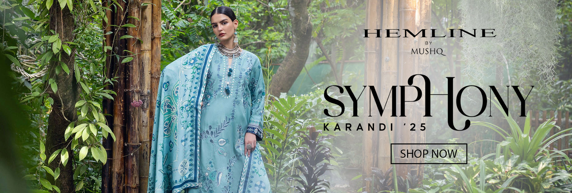 Hemline Symphony By Mushq Karandi Unstitched Collection 2025