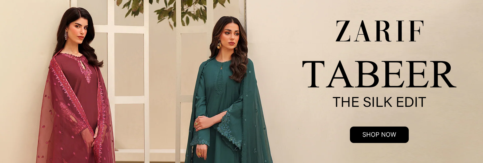 Tabeer By Zarif The Silk Unstitched Edit 2026