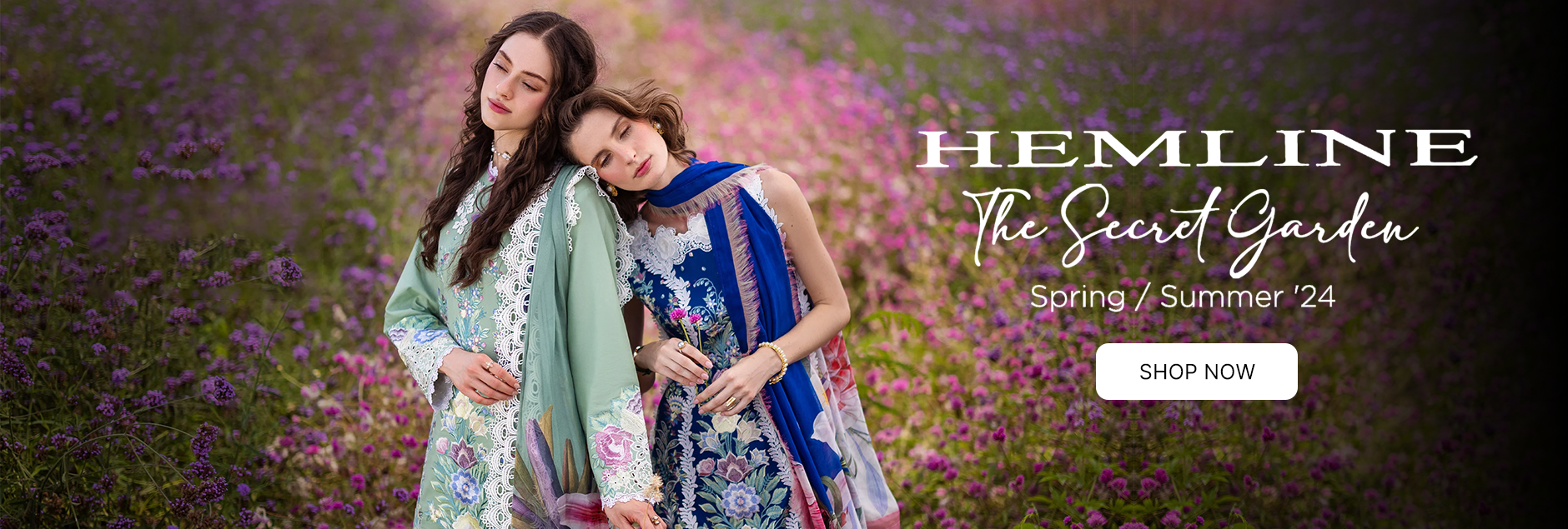 The Secret Garden By Mushq Hemline Spring Summer Collection 2024