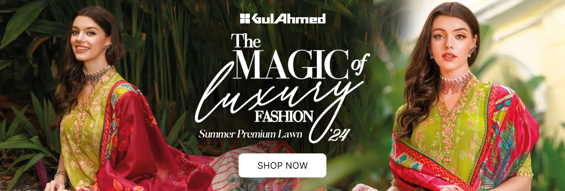 The Magic Of Luxury Fashion By Gul Ahmed Summer Premium Lawn 2024