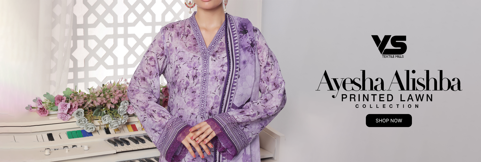 Ayesha Alishba By VS Textile Printed Lawn Unstitched Collection 2025