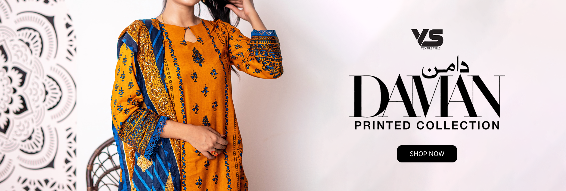 VS Textile Daman Printed Unstitched Collection 2024 Vol-01