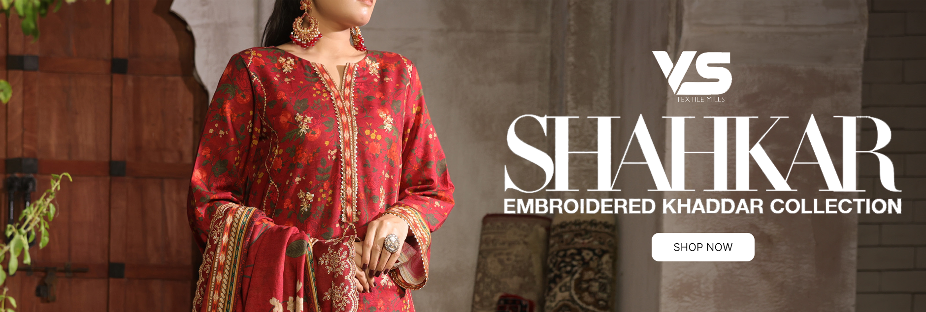 Shahkar By VS Textile Embroidered Khaddar Unstitched Collection 2025