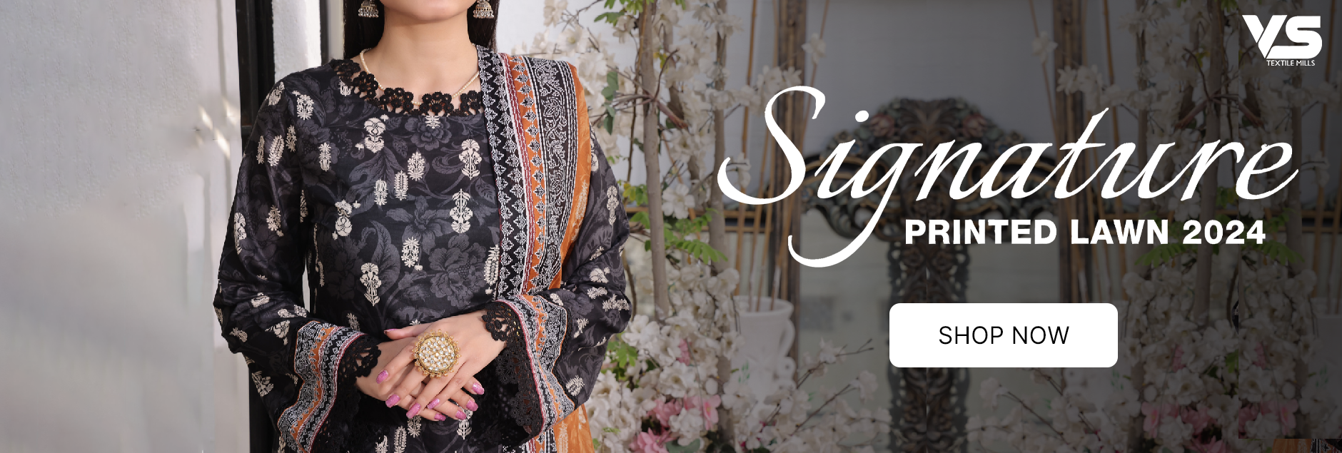 Signature By VS Textile Printed Lawn Collection 2024