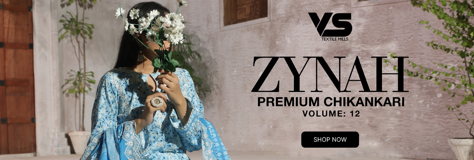 Zynah By VS Textile Premium Chikankari Unstitched Collection 2026 Vol-12