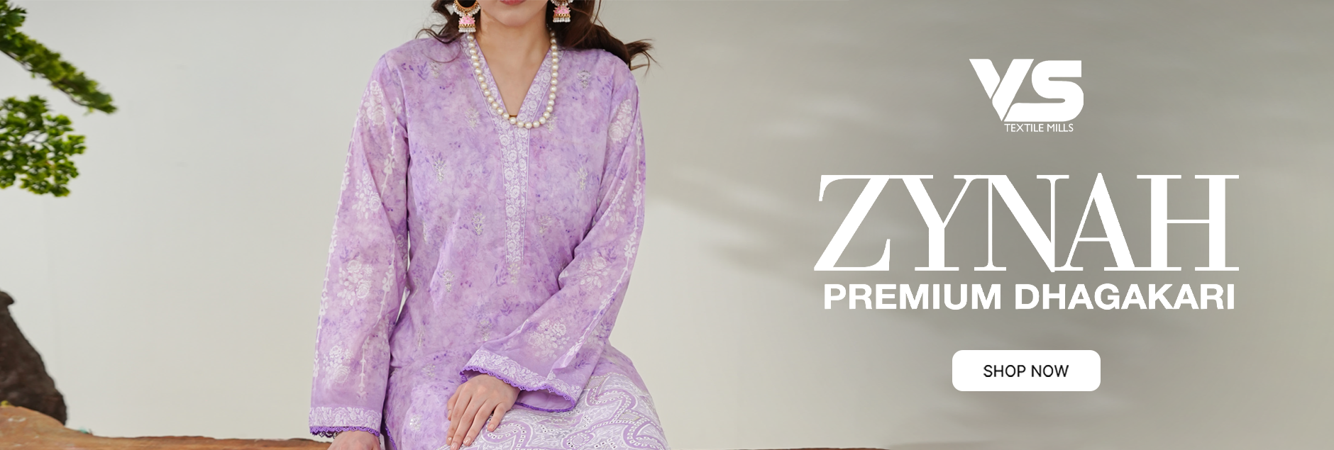 Zynah By VS Textile Premium Dhagakari Unstitched Collection 2026
