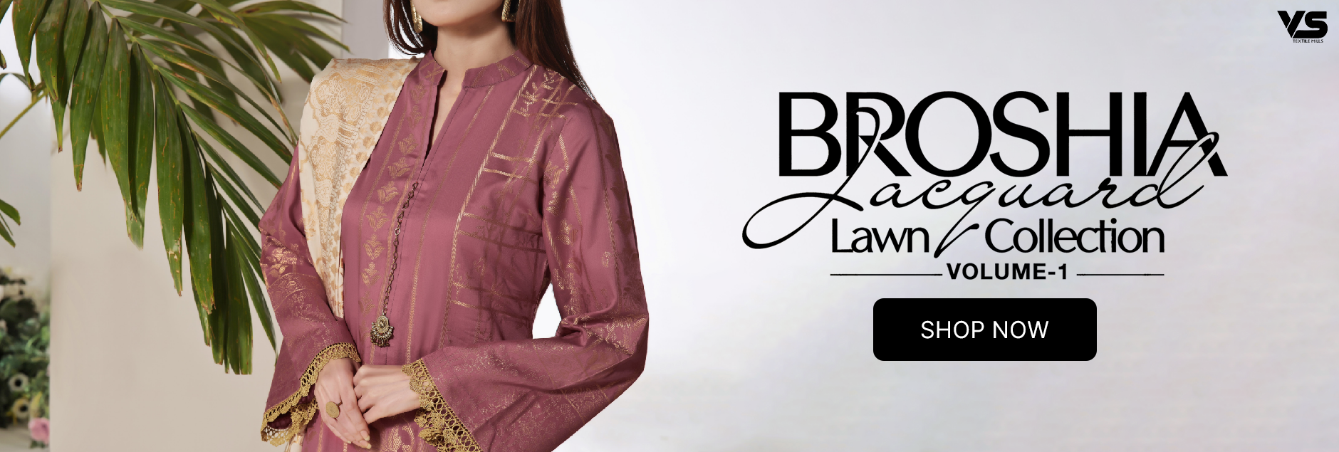 VS Textile Broshia Jacquard Lawn Collection 2024