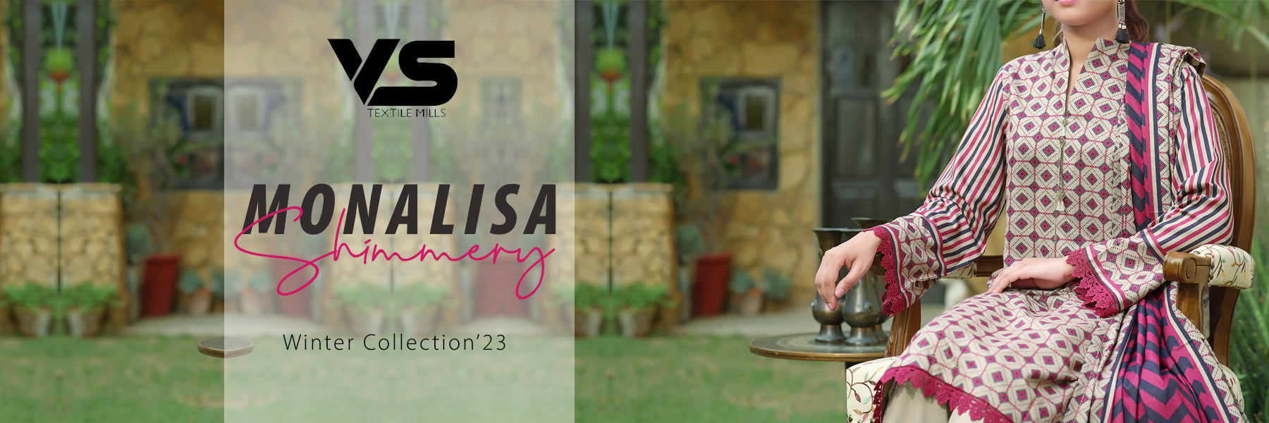 VS Textile Monalisa Shimmery Winter Collection 2023