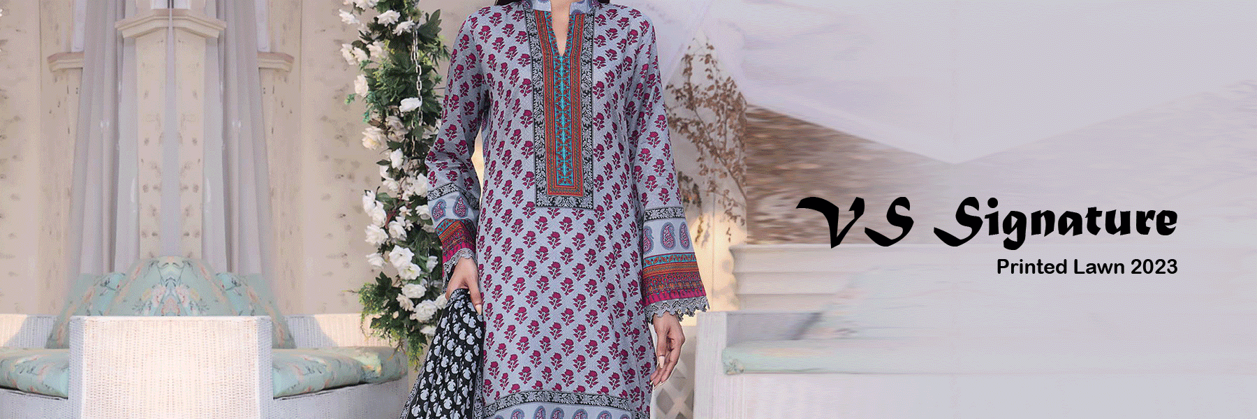 VS Textile Signature Summer Printed Lawn Collection 2023