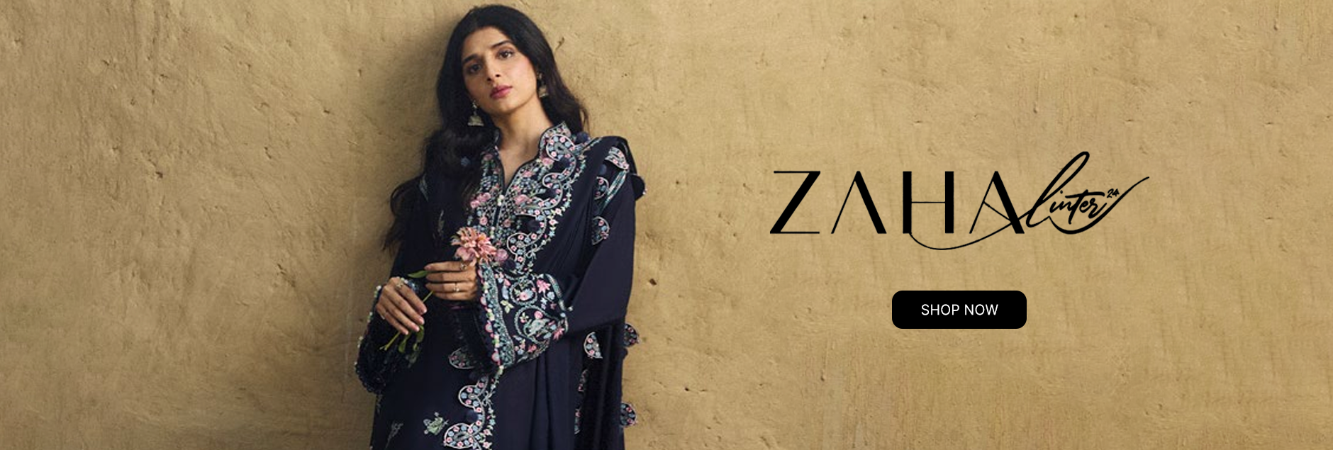 Zaha By Khadija Shah Witner Unstitched Collection 2024