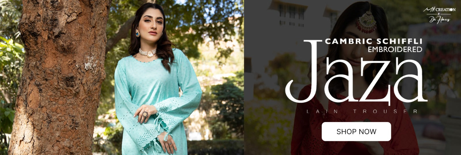 Jaza by Schick Embroidered Schiffli Cotton Collection 2024