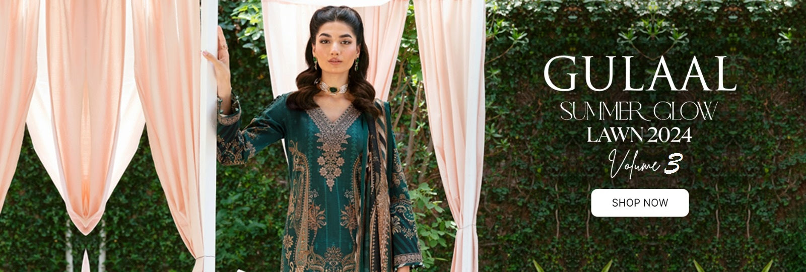 Summer Glow By Gulaal Embroidered Lawn Collection 2024 Vol 03