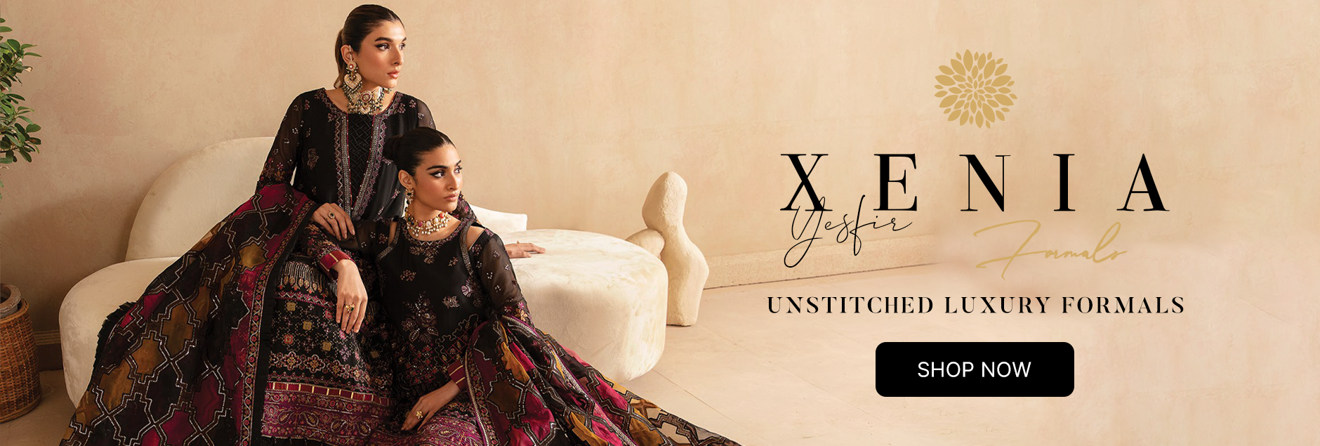 Yesfir By Xenia Formal Unstitched Luxury Collection 2024