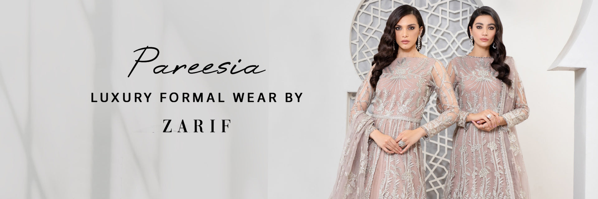 Pareesia By Zarif Luxury Embroidered Formal Collection 2022