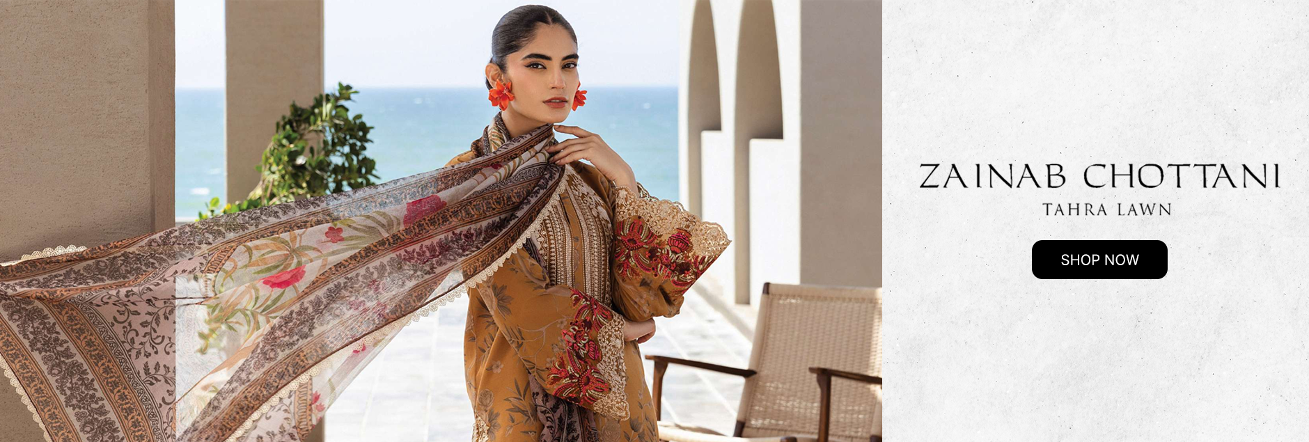 Tahra Lawn By Zainab Chottani Unstitched Collection 2025