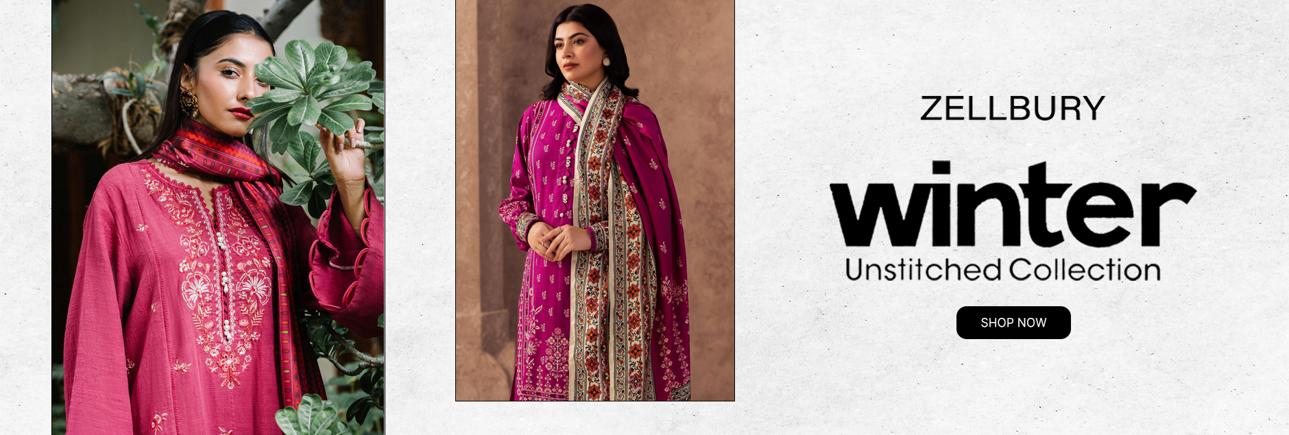 Zellbury Signature Winter Unstitched Collection 2024 – Royal Fashion