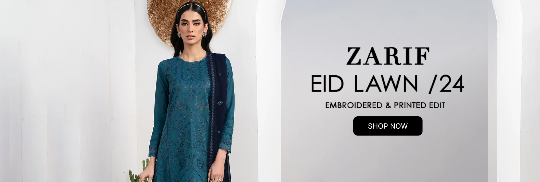 Zarif Eid Lawn Embroidered & Printed Edit 2024