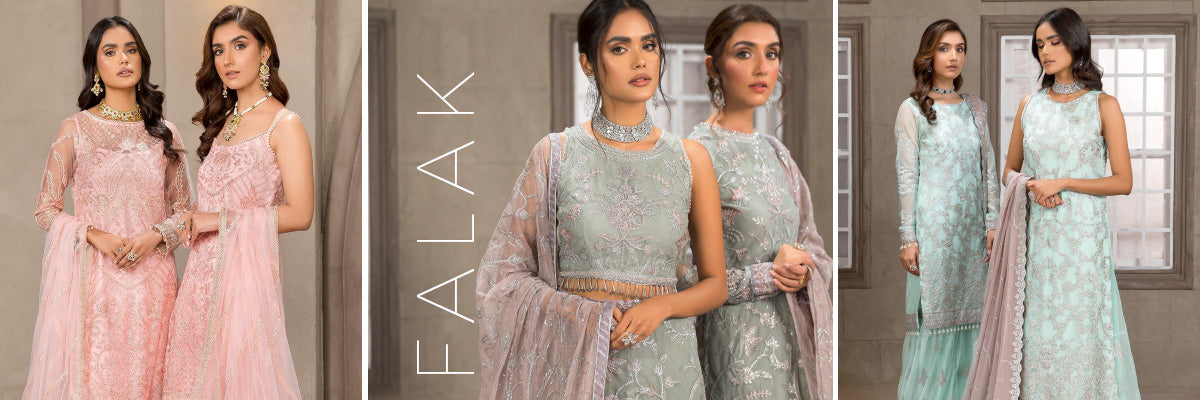 Falak By Zarif Embroidered Formal Collection 2022