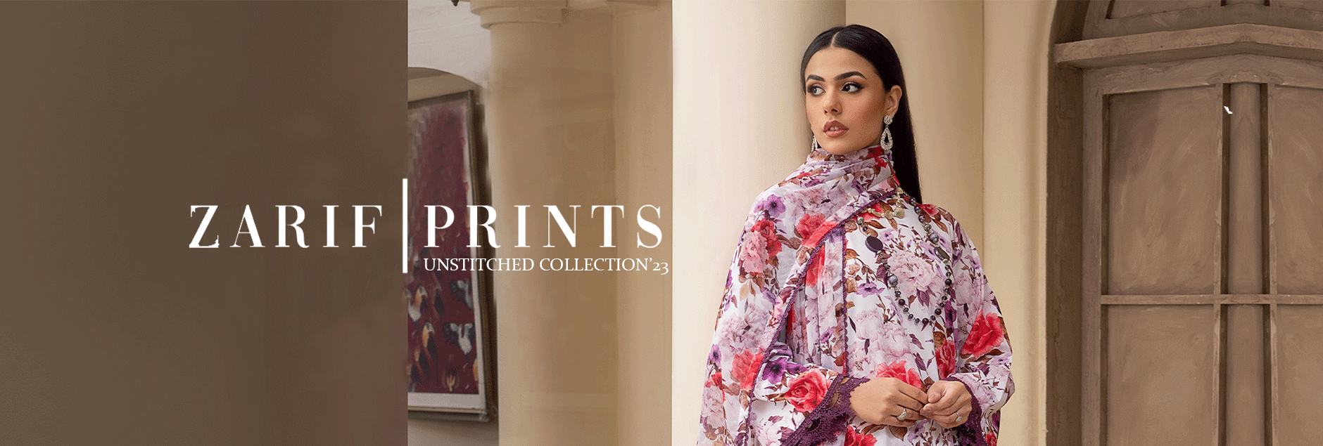 Zarif Prints Georgette Silk Collection 2023