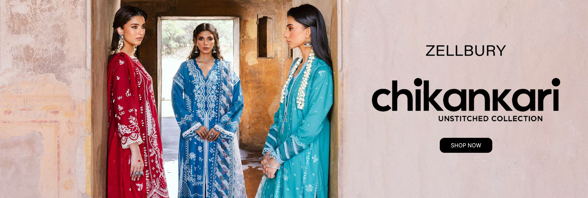 Zellbury Chikankari Unstitched Collection 2025