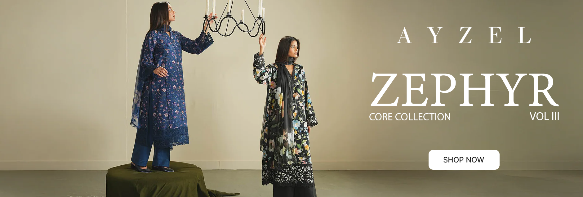 Zephyr By Ayzel Core Unstitched Collection 2026 Vol-03