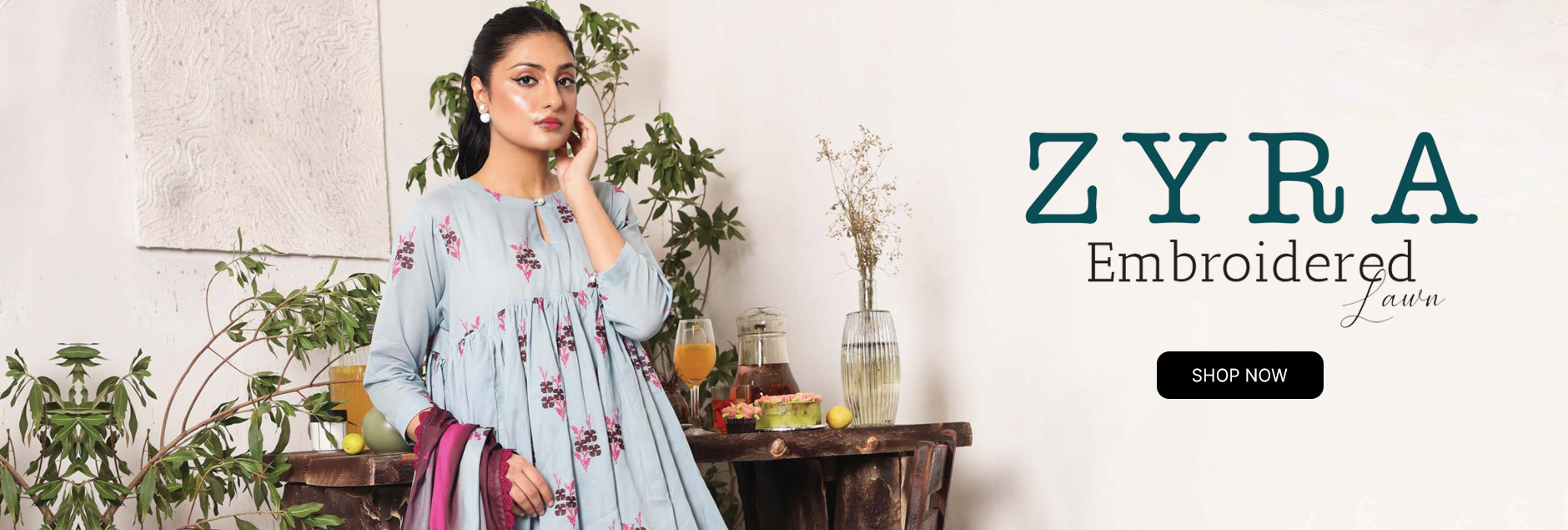 Zyra by Rashid Textile Embroidered Lawn Collection 2025