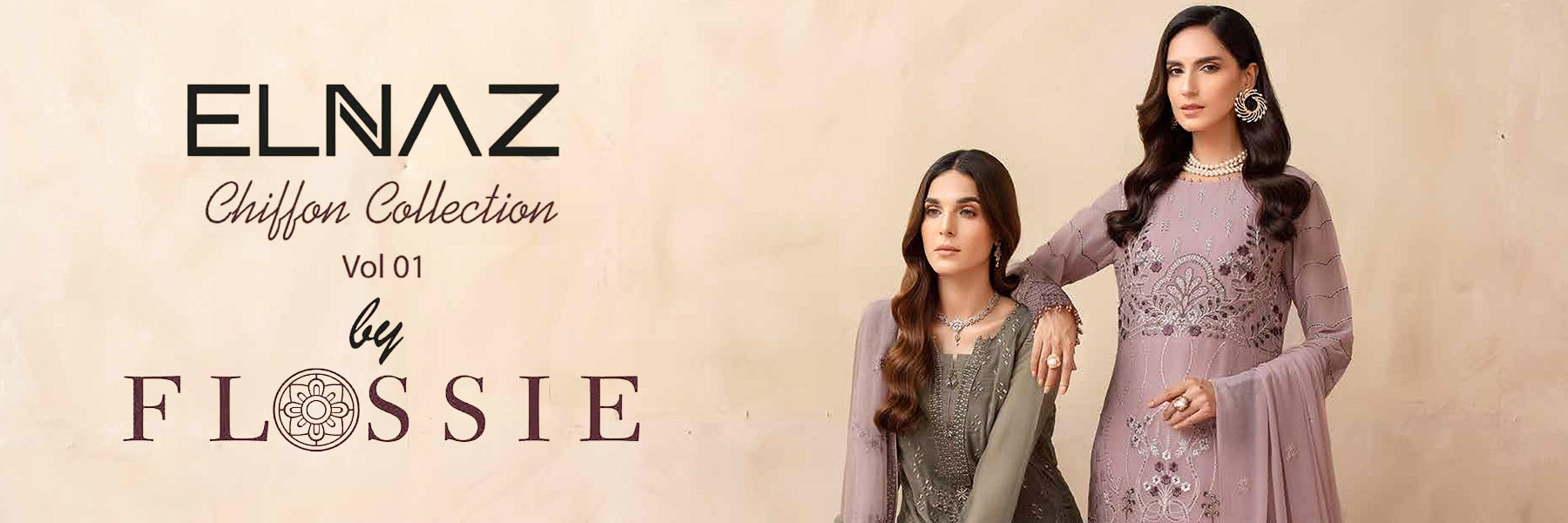 Elnaz By Flossie Luxury Chiffon Collection 2023 Vol-1