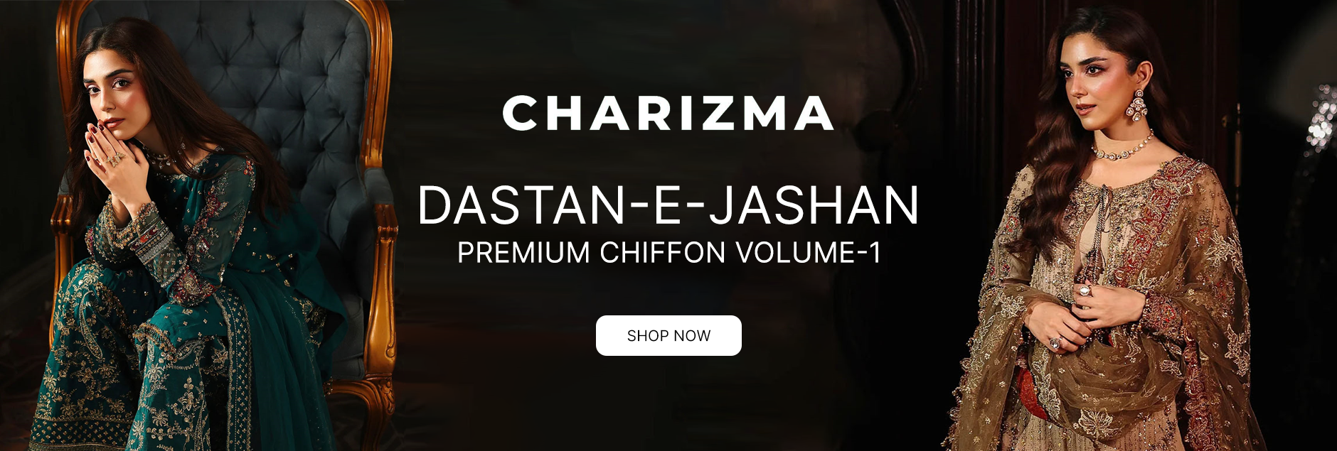 Dastan-E-Jashan By Charizma Luxury Chiffon Unstitched Collection 2025 Vol-01