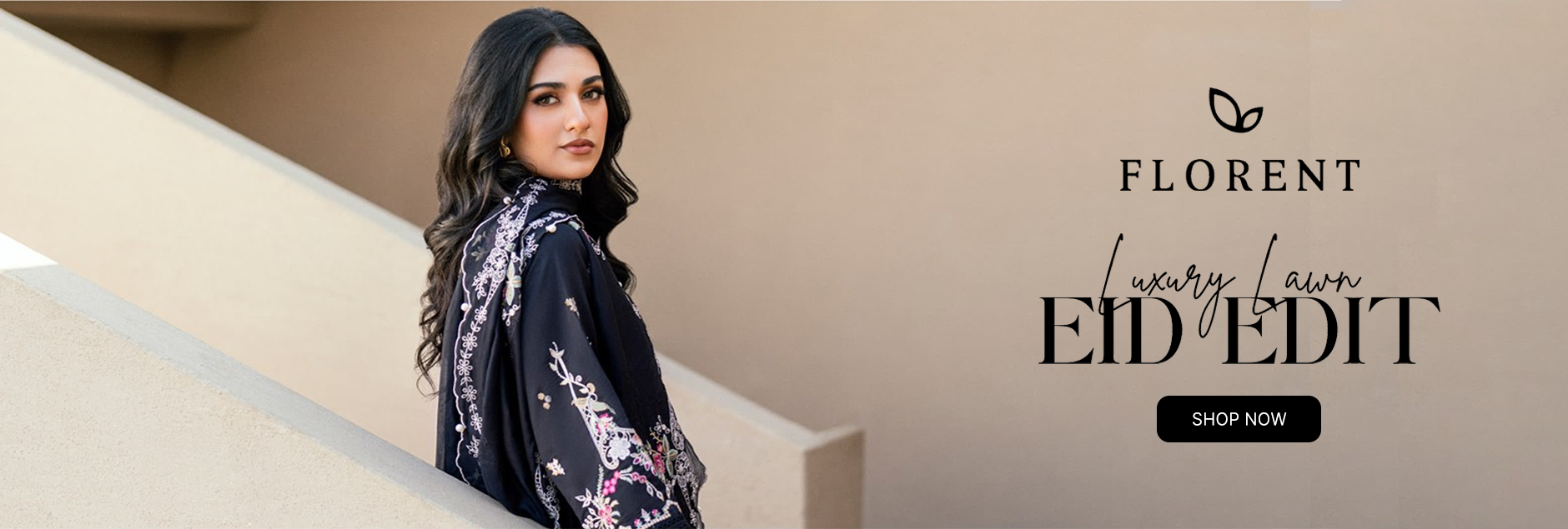 Florent Luxury Lawn Eid Unstitched Edit 2025