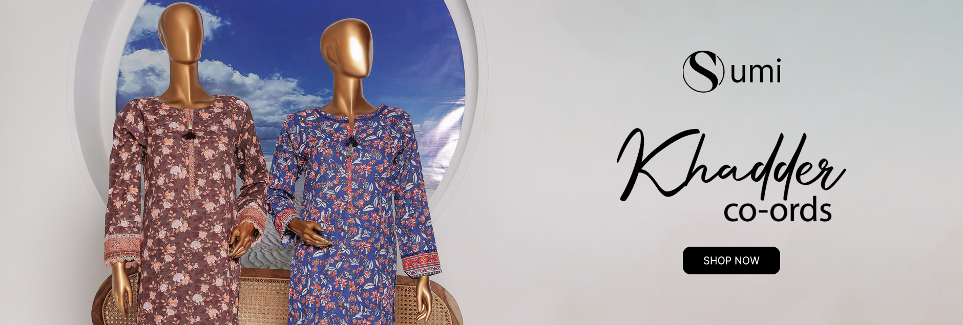 Sumi Printed Khaddar Co-Ords 2Pcs Pret Collection 2024