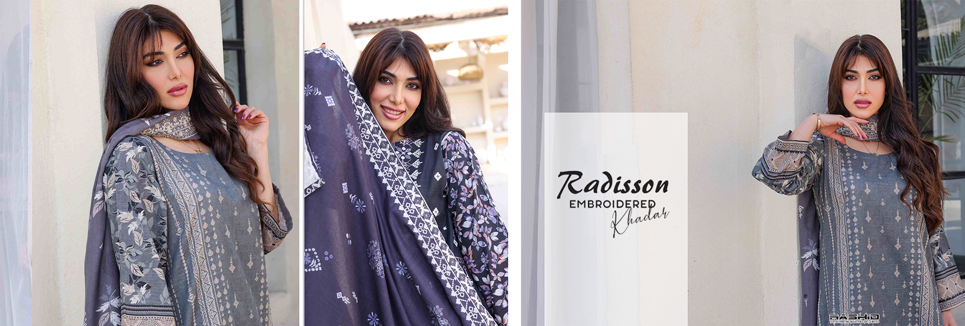 Radisson By Rashid Textile Embroidered Khaddar Unstitched Collection 2024