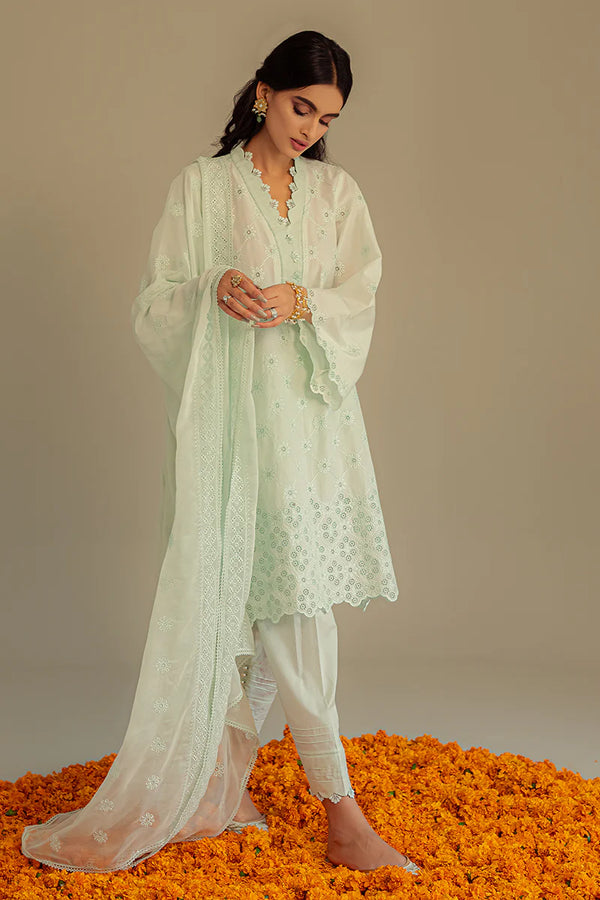 D#03 Cross Stitch Chikankari Emb Lawn Collection 523
