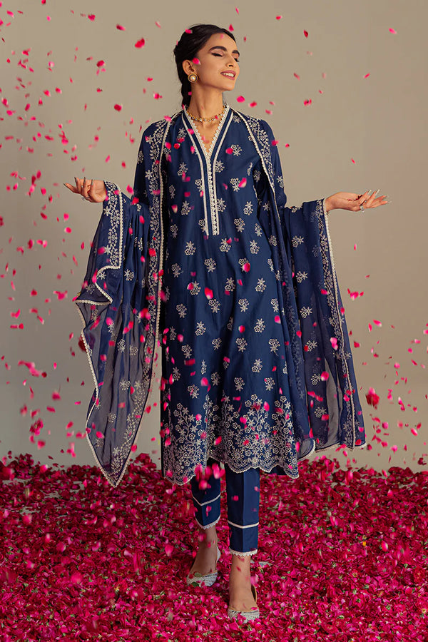 D#06 Cross Stitch Chikankari Emb Lawn Collection 523